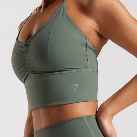 Gymshark Other - Gymshark Womens Elevate Longline Light Support Sport Bra | S | Willow Green NEW!